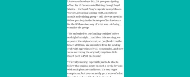 Alumna Penelope Dix writes about the 80th anniversary commemorations of the D-Day landings  in The Daily Telegraph