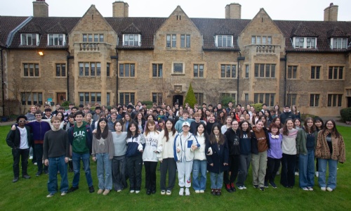 Year 13 students celebrate gaining university offers